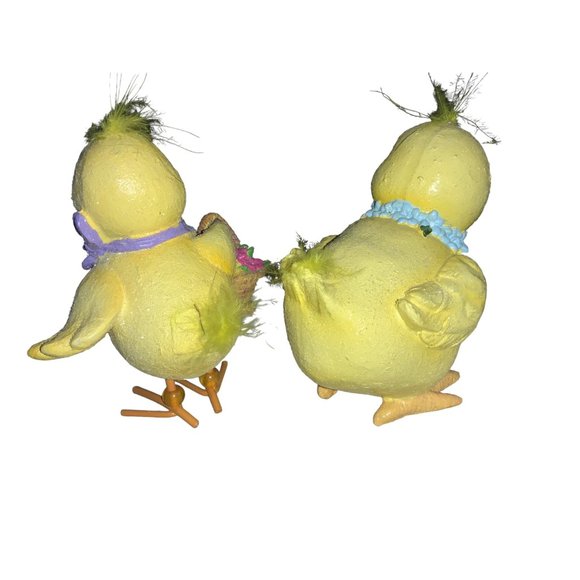 Easter Yellow Chicken Figures - Picture 5 of 13